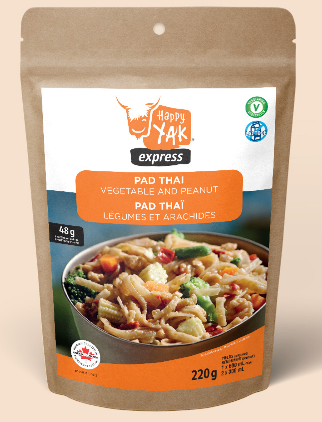 Happy Yak - Pad Thai Végé aux arachides