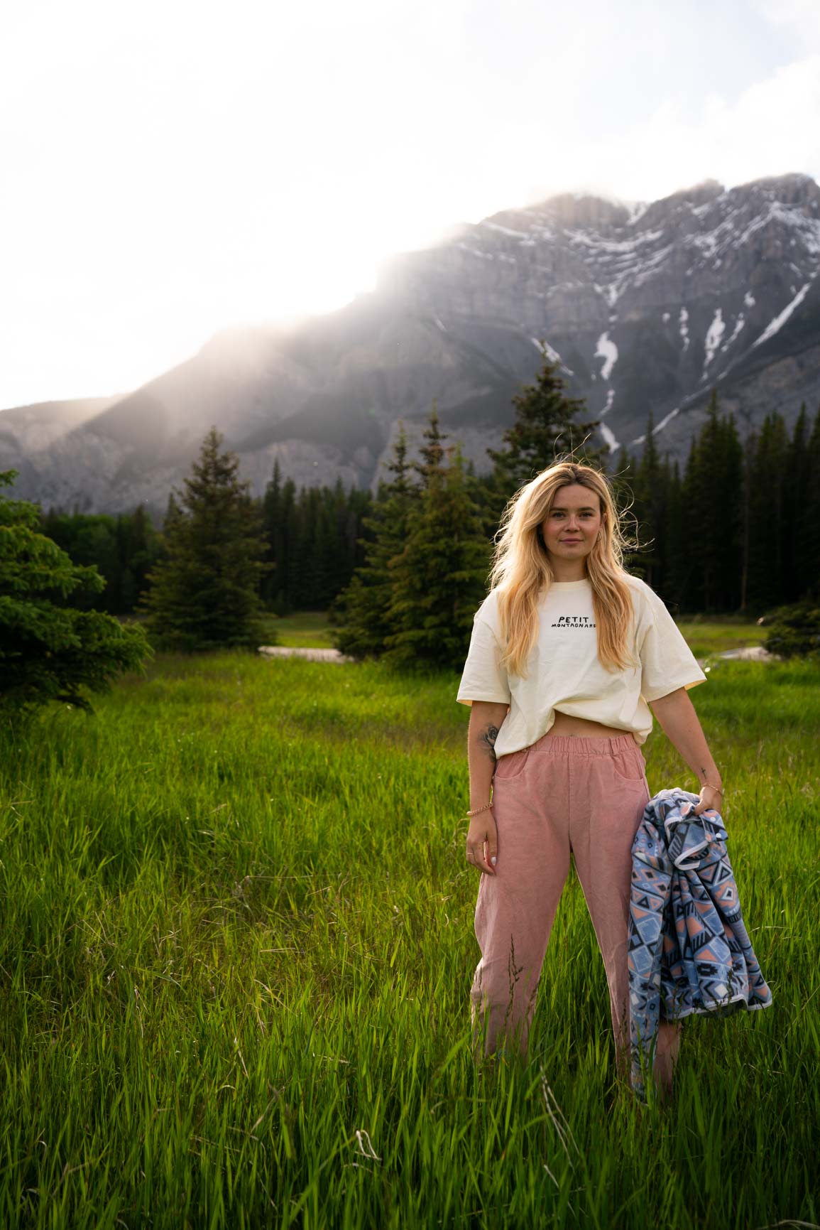 Pantalon Barrel - Rose