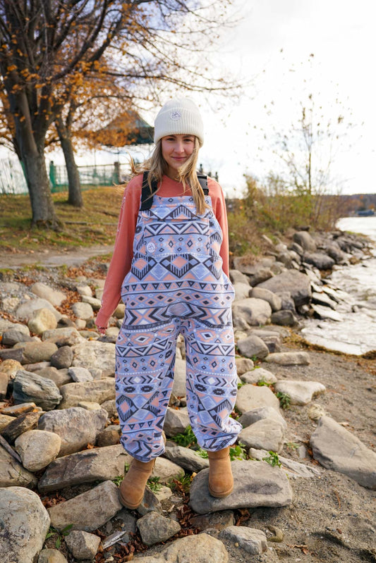 Salopette - Motif Mauve