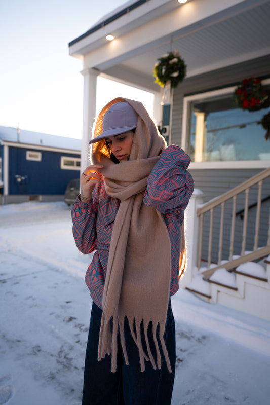 A- Foulard - Rose vintage