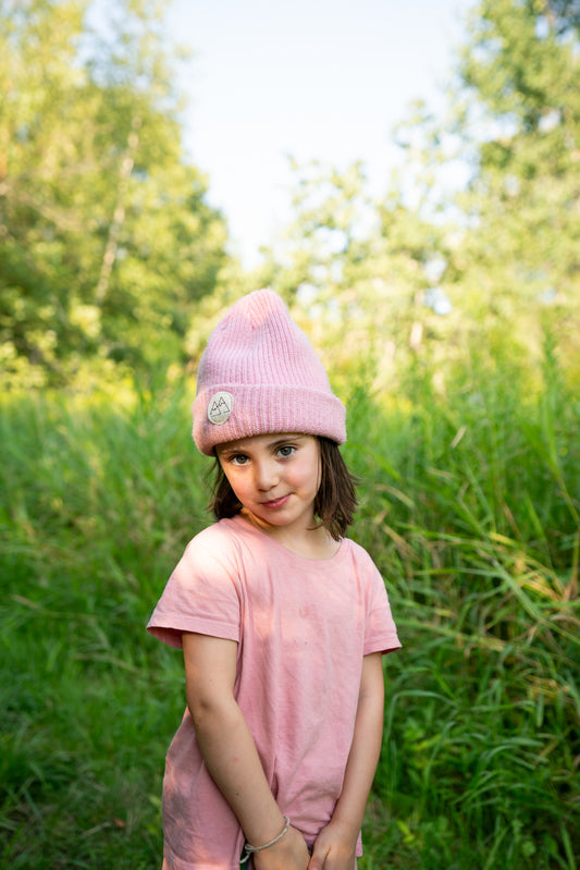 A- Beanie Rose - Enfant