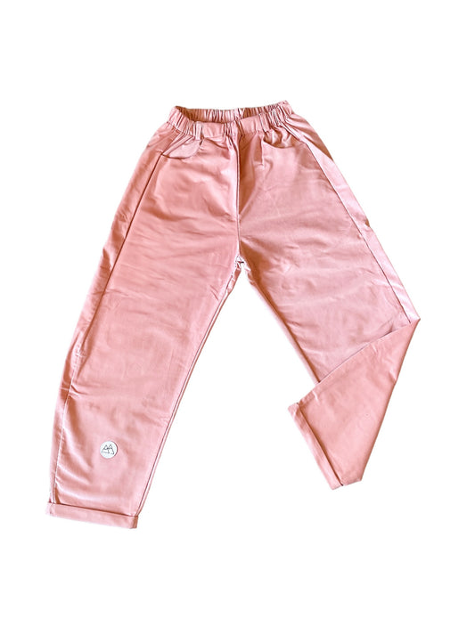 Pantalon Barrel - Rose