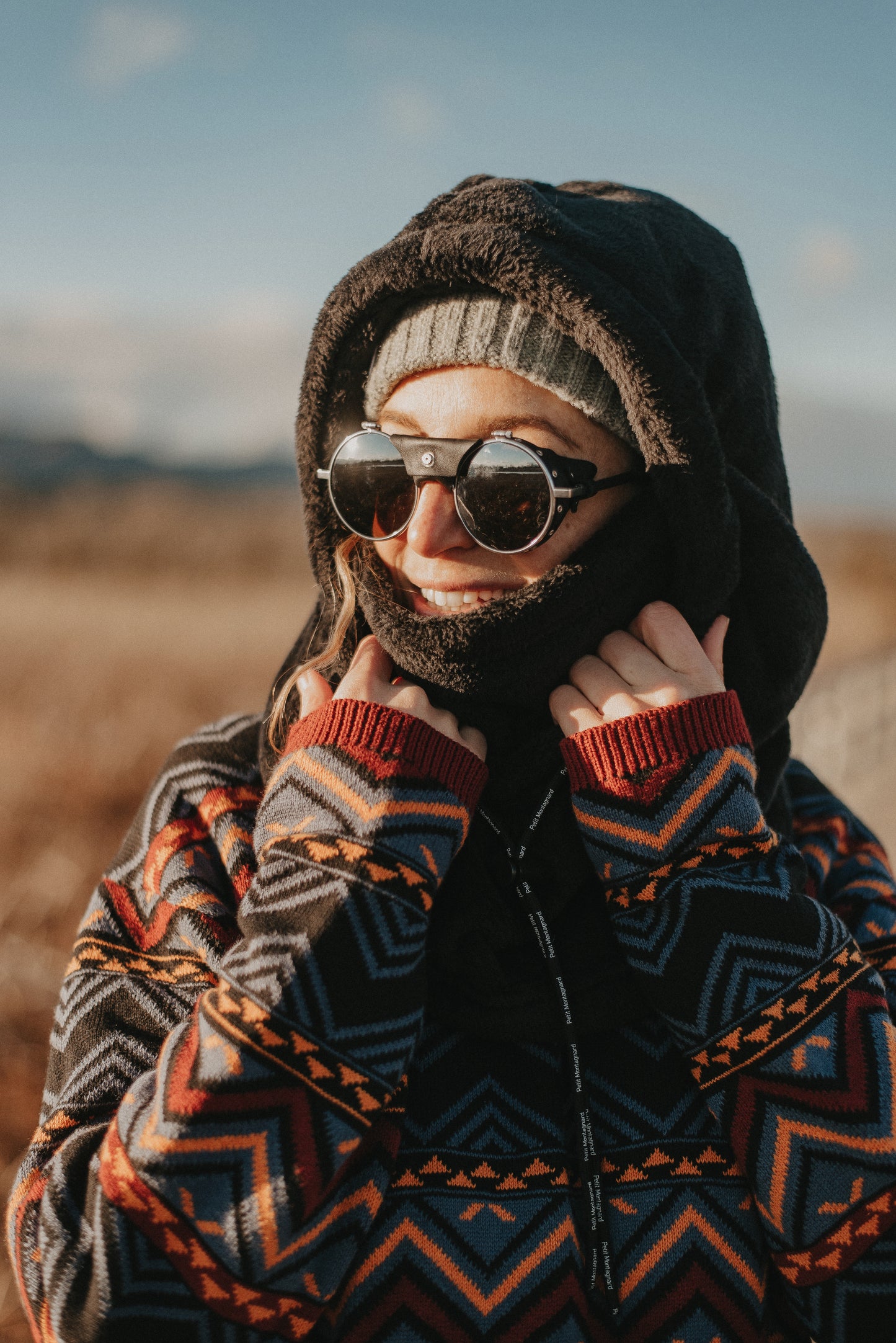 A- Passe Montagne - Fluffy - Noir