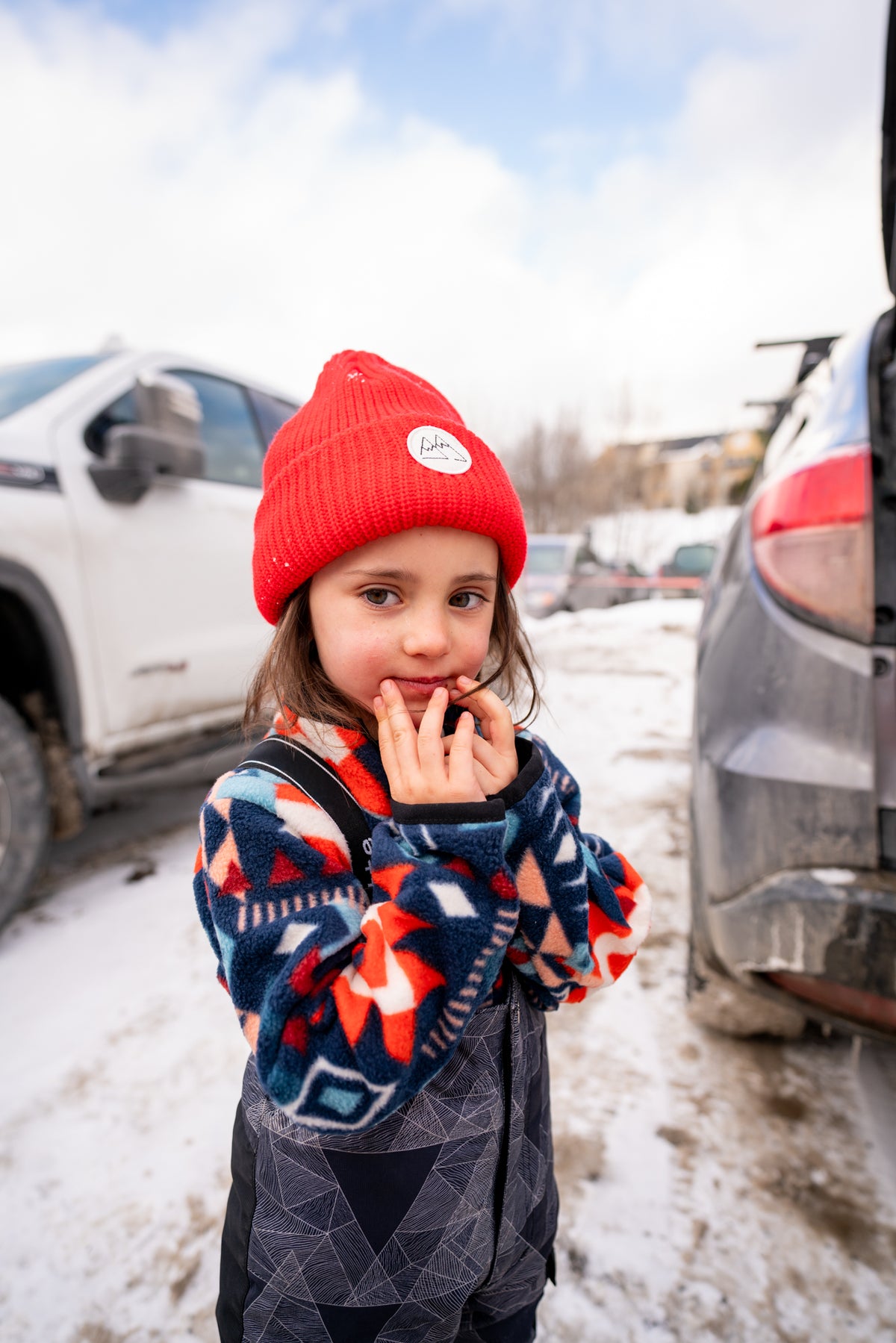 A- Beanie Rouge - Enfant