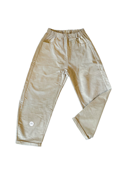 Pantalon Barrel - Sable