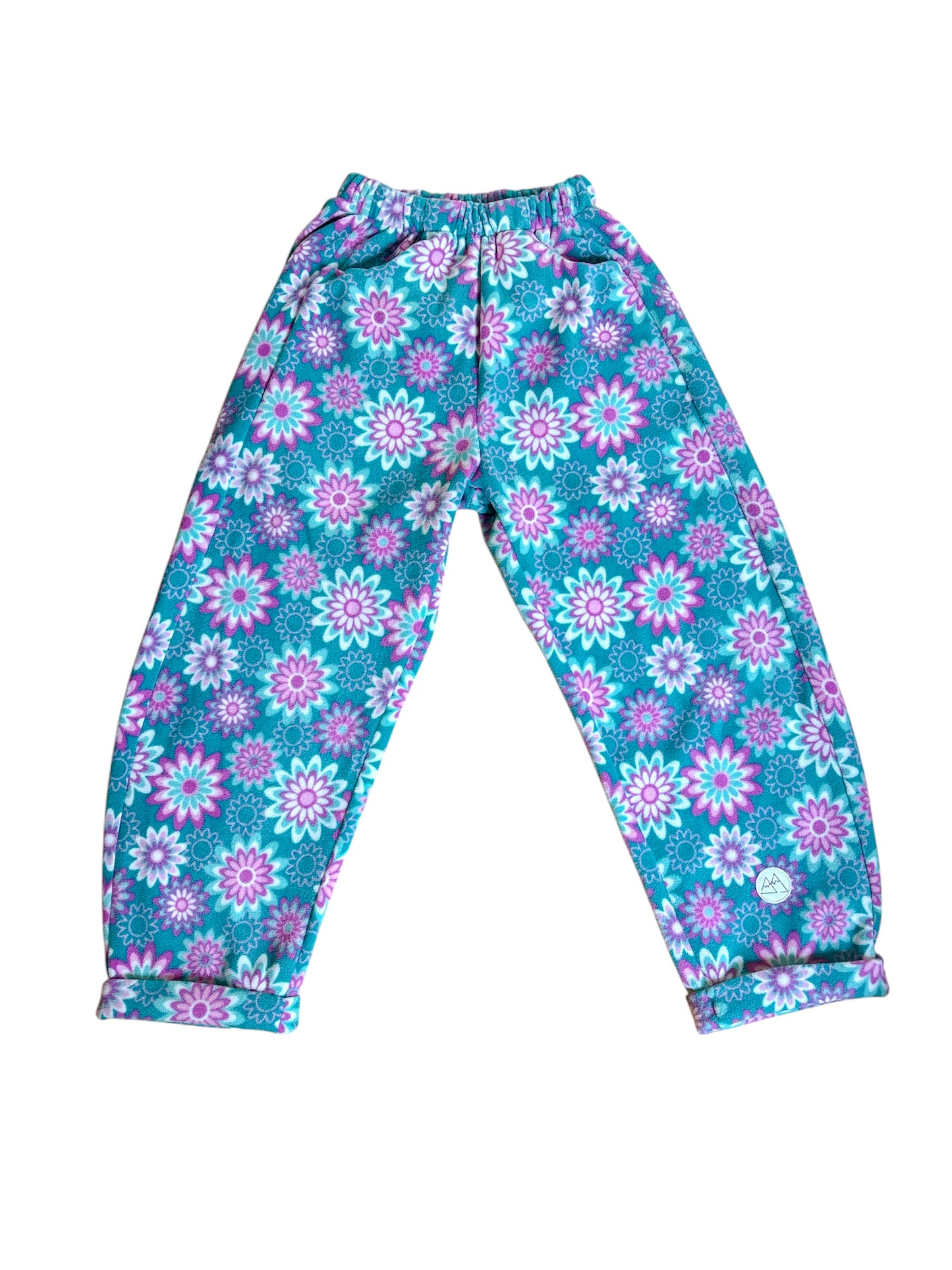A - Pantalon Barrel - Polar - Fleur