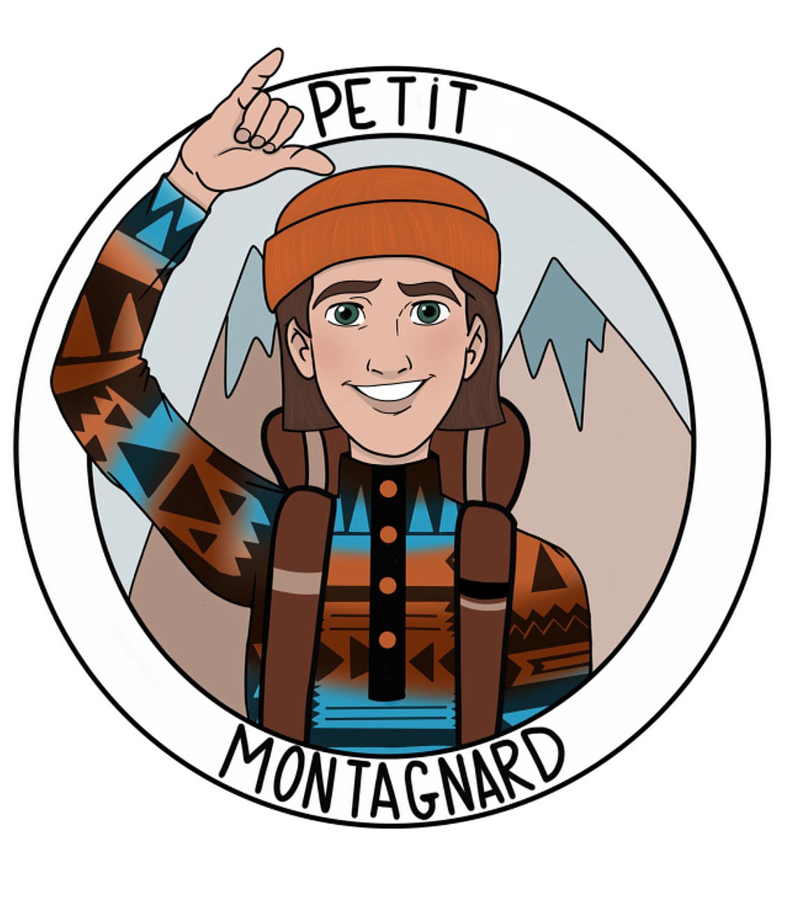 Sticker Petit Montagnard