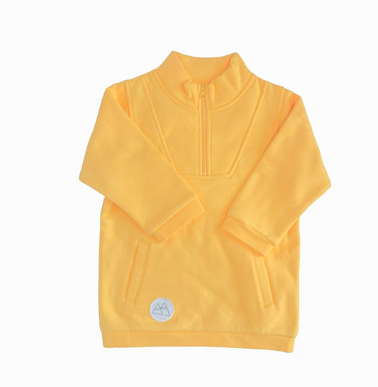 Half zip -Jaune